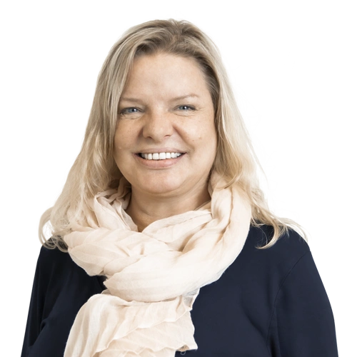 Contact call to action image of person